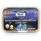 Ermenek Polat Üzüm Pekmezli Tahin Helvası 300G (Glutensiz, Vegan, Şeker Ilavesiz) - 300 g