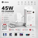 Ermer ıpad (10. Nesil) Için 45 Watt Süper Hızlı Şarj Aleti Yeni Nesil Type-C To Type-C Giriş (Başlık + Hasır Kablo) - Beyaz