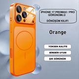 Ermer Iphone 13 Promax Için 17 Promax / Pro Dönüşüm Kılıfı - Turuncu - 13 Pro Max