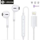 Ermer Iphone 8 Plus / 8g / 7 Plus / 7g / 6 Plus / 6g / 6s / Se Serileri Için Lightning Girişli Mikrofonlu Kulakiçi Kablolu Kulaklık - Beyaz