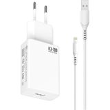 Ermer Iphone USB Şarj Aleti Lightning Uyumlu 2.4A 10W Data Veri Aktarım Xs Max x Xr 8 Plus 7 6s 6 - Beyaz - Hızlı Şarj