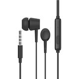 Ermer Kablolu Kulak Içi Kulaklık Tüm Modellere Uyumlu Hd Kaliteli Ses Stereo 3.5mm Jack Extra Bass - Siyah