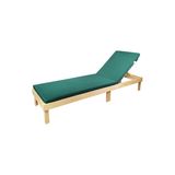 Ermiya 180*55*5 cm TAŞINIR KATLANIR ŞEZLONG MİNDERİ KAMP MİNDERİ SU İTİCİ KUMAŞ FERMUARLI 5 CM(YEŞİL)