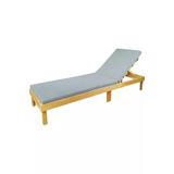 Ermiya 869182818283 180*55*5 Cm Taşinir Katlanir Şezlong Minderi Minderi Su İtici Kumaş Fermuarli (Gri)