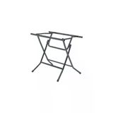 Ermiya 869995891143 Werty Home Werzalit Ahşap 100*100 Cm Kare Masalara Uygun Katlanabilir Metal Ayak Y:70 Cm Gri