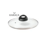 Ermiya Tencere Tava Sahan İçin Temperli Z Tipi Cam Kapak 14 CM
