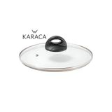 Ermiya Tencere Tava Sahan Için Temperli Z Tipi Cam Kapak 26 Cm