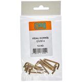 Ermo 78155M Vidalı Korniş Çivisi 4 (12), Galvaniz