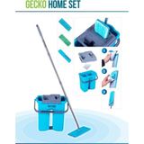 Ermop Gecko Home 1'li Mikrofiber Mop Temizlik Seti Tüm Yüzeylerde Kullanıma Uygun Hızlı Kuruma Özelliği