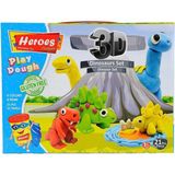 ERN-568 Heroes 3D Dinozor Oyun Hamur Seti