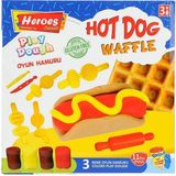 ERN-584 Heroes Orta Kutulu Burger Oyun Hamuru Seti - Renkli