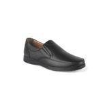 ERN SHOES Hakiki Deri Tam Ortopedik Siyah Erkek Ayakkabı Rahat Günlük 47-48-49 Numara Ayakkabı