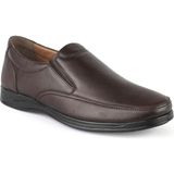 Ern Shoes Pabucistan Deri Tam Erkek Günlük 47-48-49 Numara Ayakkabı - 10D-Kahverengi