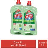 Ernet Camsil Yer-Sil Sirkeli 2 Lt x 2 Adet - Yeşil
