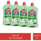 Ernet Camsil Yer-Sil Sirkeli 2 Lt x 4 Adet - Yeşil