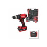 Ernet Group 2 KADEME HIZ - VİTES ŞARJLI=ÇİFT BATARYA 17PCS UÇLU MATKAP 0-350 / 0-1350 RPM 21V/2.0A LI-ION RDX-33 606Gok11176300006
