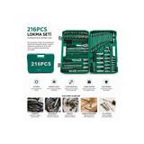 Ernet Group 216PCS LOKMA SETİ LOKMA - SOKET - BİTS ADAPTÖR - 3AD.CIRCIR KOLU PLASTİK ÇANTALI 606Gok13445000006
