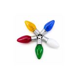 Ernet Group 50 ADET MİX RENKLİ GECE LAMBASI AMPUL E14 - 10W C7 606Gok10449600006