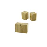 Ernet Group 5X5CM--Y:7CM 2PCS MIKNATISLI İKİZ AHŞAP BAMBU BAHARATLIK - TUZLUK 606Gok22307400006