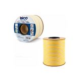 Ernet Group BEYAZ 2X50 = 100MT BOBİN FİTİL KAPI - PENCERE BANT D PROFİL 9X6MM BANDI 606Gok18168400006
