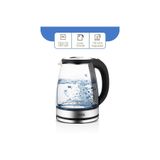 Ernet Group CAM - LEDLİ KETTLE 1.8LT GİZLİ REZİSTANS - KABLOSUZ 360 DERECE GÖVDE 1500W SK-8033 606Gok11198900006