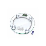 Ernet Group DİJİTAL - PİLLİ YUVARLAK BANYO BASKÜL TERAZİ TARTI LCD EKRAN 180KG/0.1G 30X30CM İ11-026 606Gok11213200006
