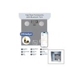 Ernet Group GRİ YAĞ ÖLÇER AKILLI BLUETOOTH CAM BASKÜL PİLLİ 180KG/50GR 26X26CM 8-KİŞİ HAFIZA LCD EKRAN ℃ GÖSTERG 606Gok11205800006