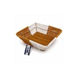 Ernet Group KARE HASIR K.RENGİ - BEYAZ EKMEK SEPETİ 24CM 606Gok22394300006