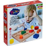 Ernet Group ONY-389 Ahşap Eğitici Bultak Şekiller Playwood - 1 Adet