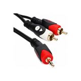 Ernet Group PrimeX PX-AUX3R 3 Metre 3.5mm AUX to 2 RCA Ses Kablosu, Telefon Laptop PC Tablet Ses Çıkışını Amfi H 8000088776822950900006
