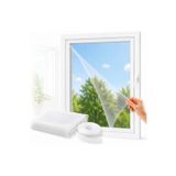 Ernet Group SOGUD Kayra 1’li Set Pencere Sinekliği 130x150 cm - Yapışkanlı Cırtlı Sineklik Tülü - Yıkanabilir Te 8000013126606286200006