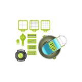 Ernet Group VEGETABLE CUTTER HAZNELİ 9IN1 ÇOK FONKSİYONLU SEBZE DİLİMLEYİCİ - KESİCİ - DOĞRAYICI SETİ DP-901 El Rondosu 606Gok22432500006