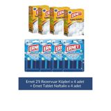 Ernet Naftalin 100 gr x 4 Adet + Rezervuar Küpleri 2'li x 4 Adet