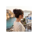 Ernet Saçlı Lastikli Topuz Toka / Kızıl Kestane Kahve VSYS-897393