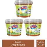 Ernet Sıvı Arap Sabunu Kase 500 gr x 3 Adet - Beyaz