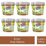 Ernet Sıvı Arap Sabunu Kase 500 gr x 6 Adet - Beyaz