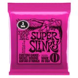 Ernie Ball 3223 Super Slinky Nickel Wound Electric Guitar Strings Takım Tel Elektro Gitar Teli 009 (3 Set)