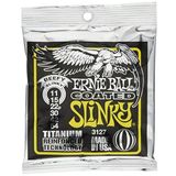 Ernie Ball Beefy Slinky kaplamalı titanyum RPS elektro gitar telleri - 11-54 ölçü