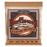 Ernie Ball Earthwood Özel Orta Fosfor Bronz Akustik Gitar Telleri - 12.5-56 Kalınlık