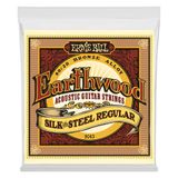 Ernie Ball Earthwood Silk & Steel Normal Akustik Gitar Telleri, 80/20 bronz, ölçü 13-56