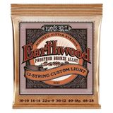 Ernıe Ball Ernie Ball P02152 Earthwood Custom Light 12 Telli Phosphor Akustik Gitar Teli (10-48)