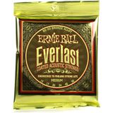 Ernie Ball Everlast Orta Kaplama 80/20 Bronz Akustik Gitar Telleri, Ölçü 13-56