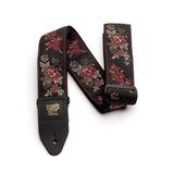 Ernie Ball Kırmızı Gül Jakarlı Gitar Askısı