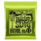 Ernie Ball Normal Slinky Nickel Wound Elektro Gitar Telleri 3'lü Paket, Ölçü 10-46