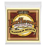 Ernie Ball P02065 Earthwood Mandolin Orta Döngü Sonu 80/20 Bronz Akustik Gitar Telleri, Ölçer 10-36