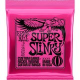 Ernie Ball P02223 Super Slinky 09-42 Nickel Wound Elektro Gitar Teli Made in USA