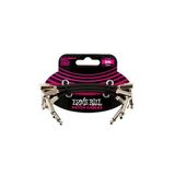 Ernie Ball P06220 3" 7.5 cm 3'lü Flat Ribbon Patch Kablosu