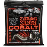 Ernie Ball Sıska Üst Ağır Alt Slinky Kobalt 7-String Elektro Gitar Telleri, Ölçü 10-62
