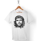 Ernosto Che Guevara Küba Devrimci Erkek Tişört - Beyaz - L