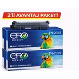 Ero Print Brother MFC-L2700DN Muadil Toner - 2600 Sayfalık - 2'li Avantaj Paket
